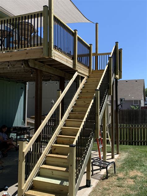 stringers for deck stairs